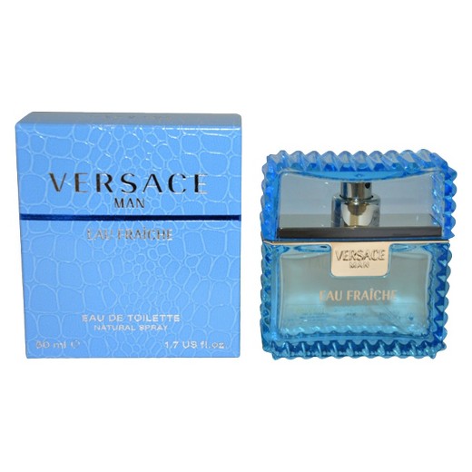 Versace Man Eau Fraiche Cologne for Men - Eau de Toilette Spray 1.7 oz