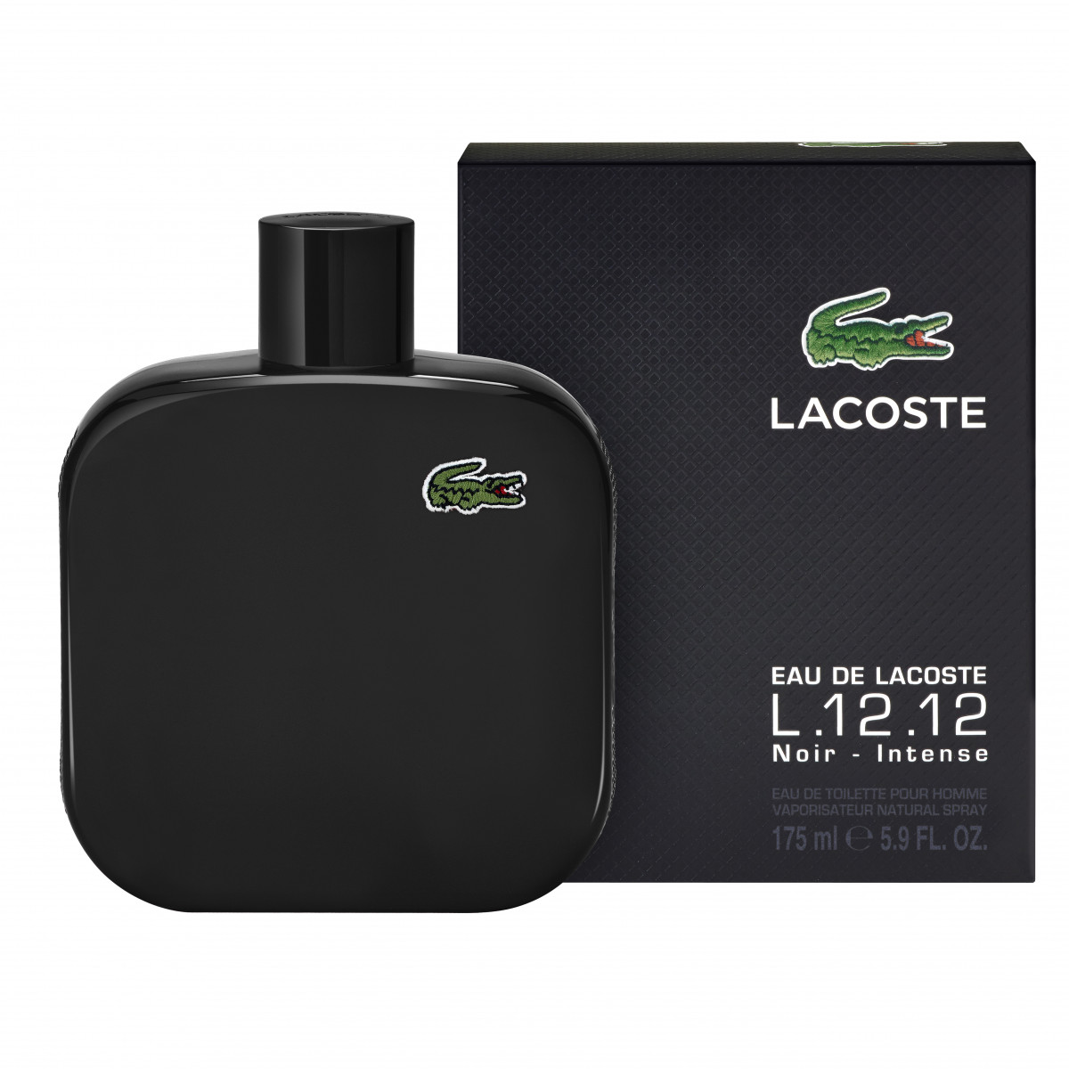 Eau De Lacoste L.12.12 Noir Cologne for Men - TESTER Eau de Toilette Spray 3.4 oz