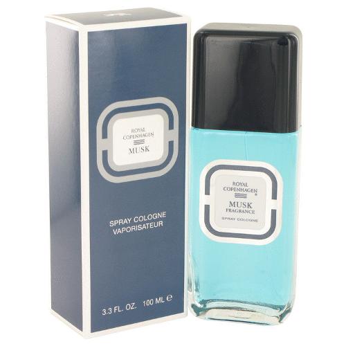 Royal Copenhagen Musk Cologne for Men - Cologne Spray 3.3 oz