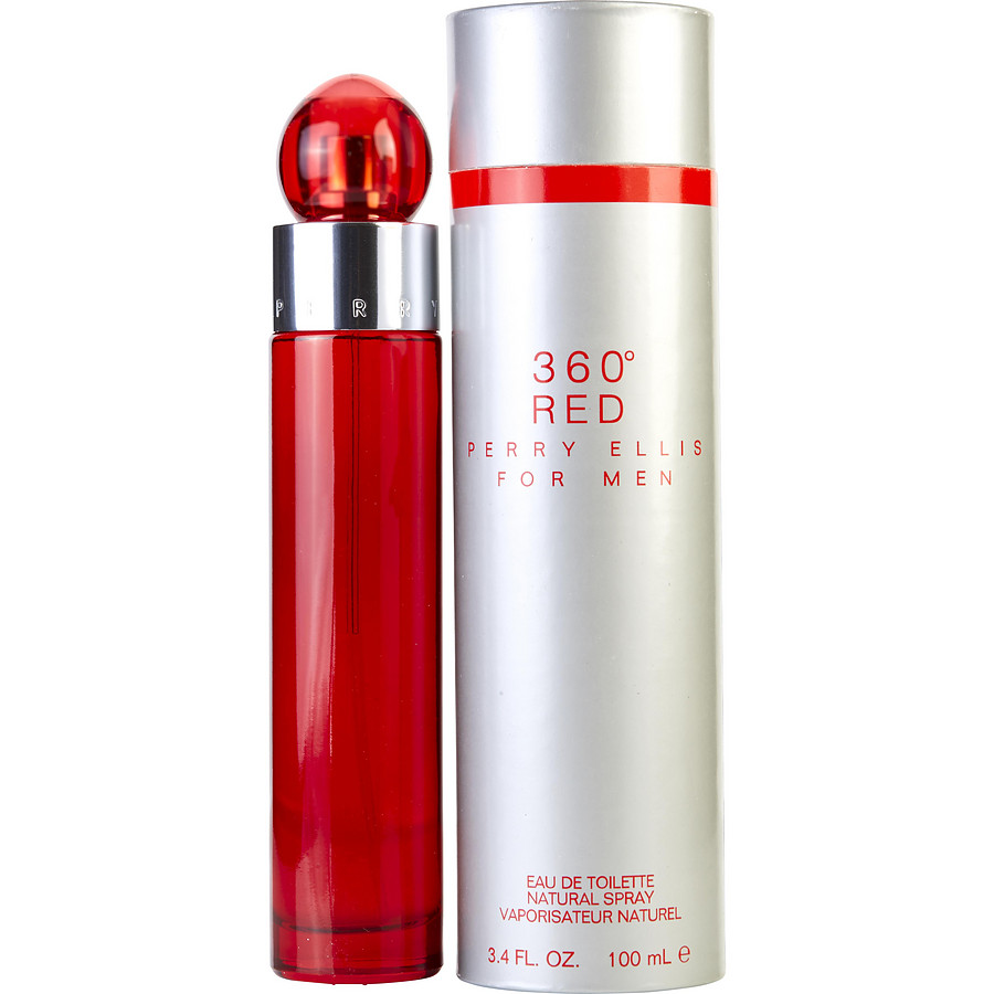 360 Red Cologne for Men - Eau de Toilette Spray 3.4 oz