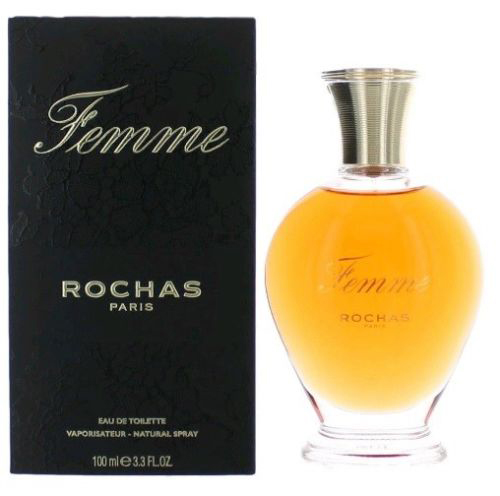 Femme de Rochas Perfume for Women - Eau de Toilette Spray 3.4 oz