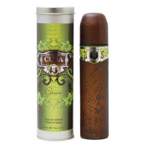 Cuba Green Cologne for Men - Eau de Toilette Spray 3.4 oz