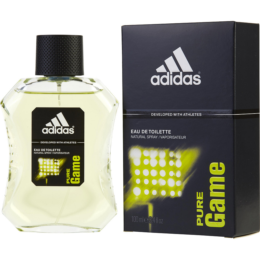 Adidas Pure Game Cologne for Men - Eau de Toilette Spray 3.4 oz