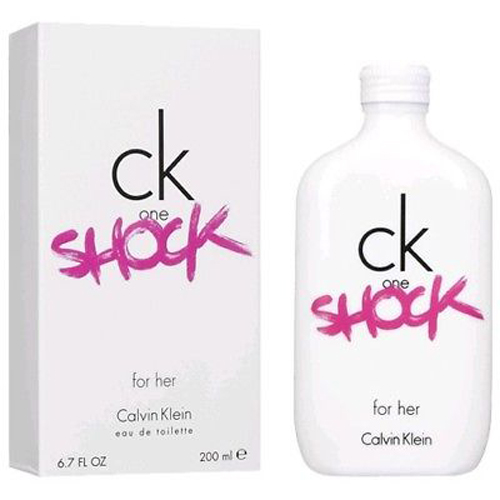 Ck One Shock Perfume for Women - Eau de Toilette Spray 6.7 oz