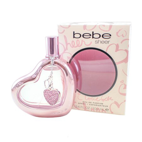 Bebe Sheer Perfume for Women - Eau de Parfum Spray 3.4 oz