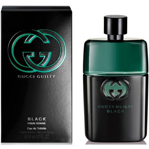 Gucci Guilty Black Cologne for Men - Eau de Toilette Spray 3.0 oz