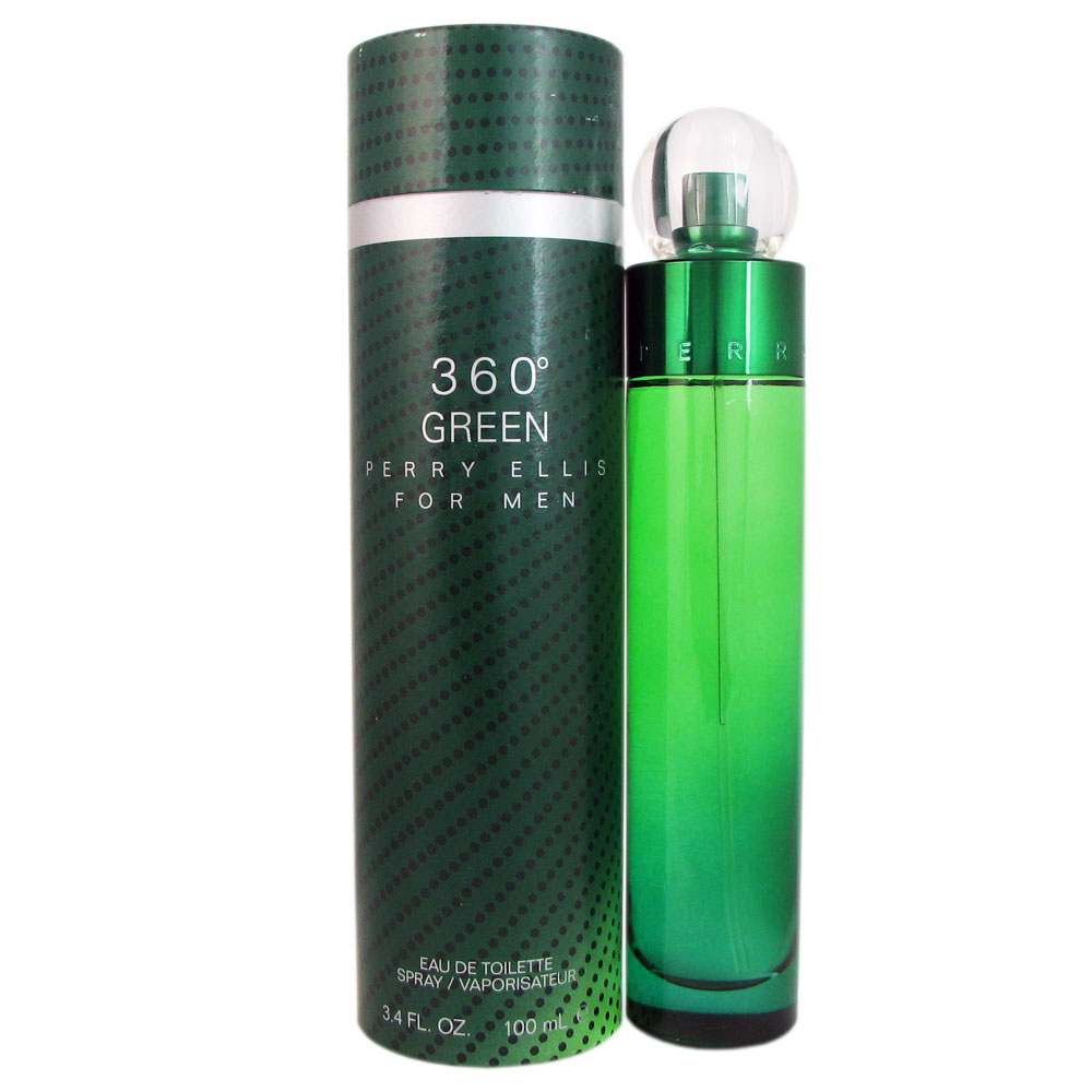 360 Green Cologne for Men - Eau de Toilette Spray 3.4 oz