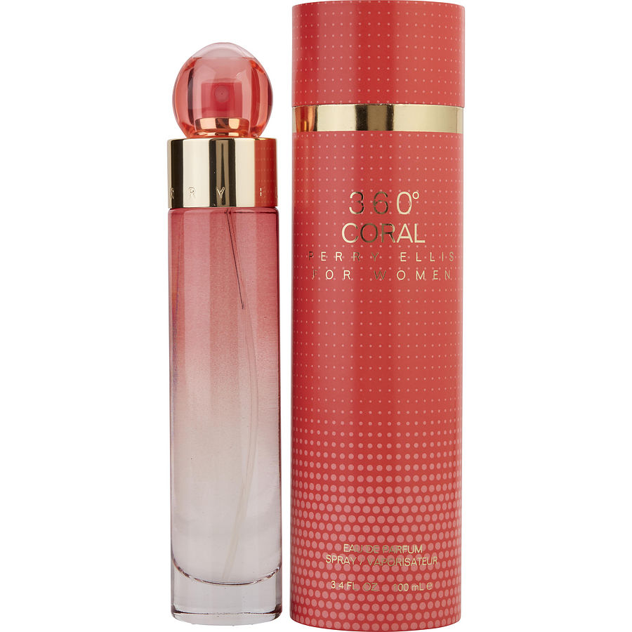 360 Coral Perfume for Women - Eau de Parfum Spray 3.4 oz