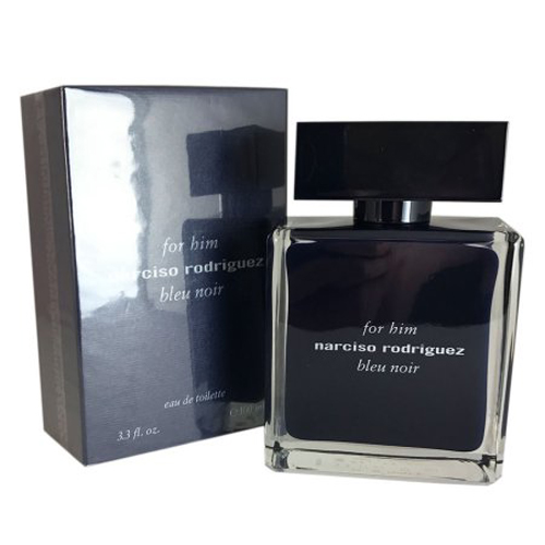 Narciso Rodriguez Bleu Noir Cologne for Men - Eau de Toilette Spray 3.3 oz