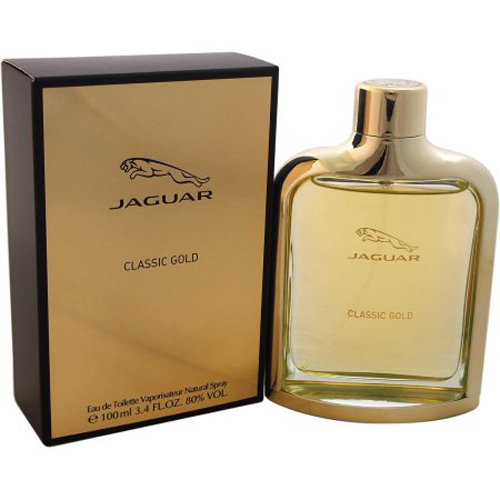 Jaguar Classic Gold Cologne for Men - Eau de Toilette Spray 3.4 oz