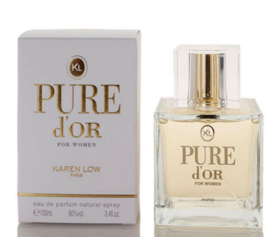 Karen Low Pure Dor Perfume for Women - Eau de Parfum Spray 3.4 oz