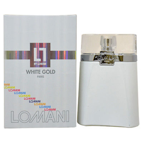 Lomani White Gold Cologne for Men - Eau de Toilette Spray 3.3 oz