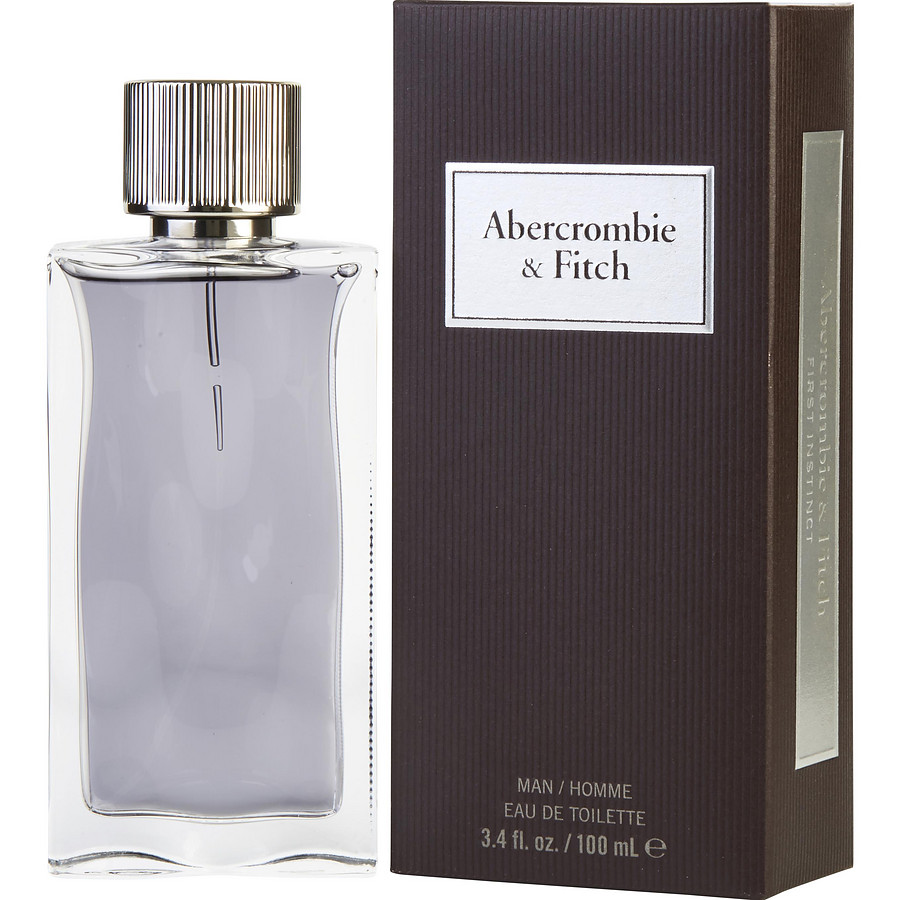 Abercrombie & Fitch First Instinct Cologne for Men - Eau de Toilette Spray 3.4 oz