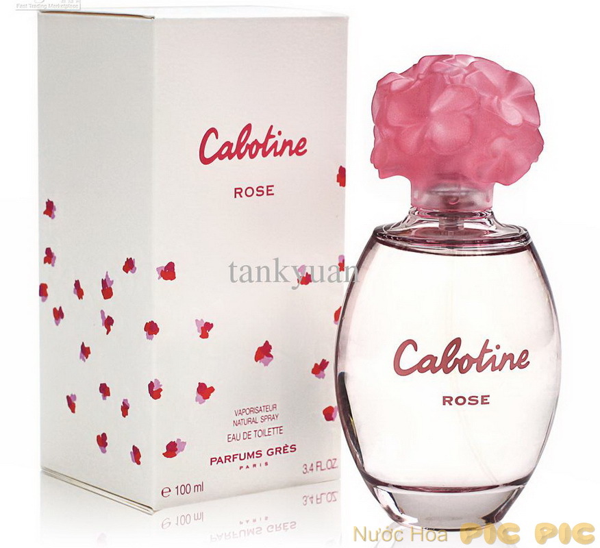 Cabotine Rose Perfume for Women - Eau de Toilette Spray 1.7 oz