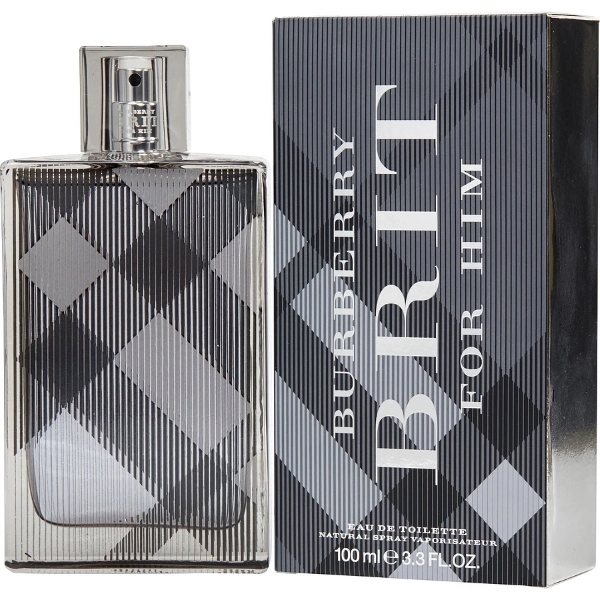 Burberry Brit Cologne for Men - Eau de Toilette Spray 3.4 oz