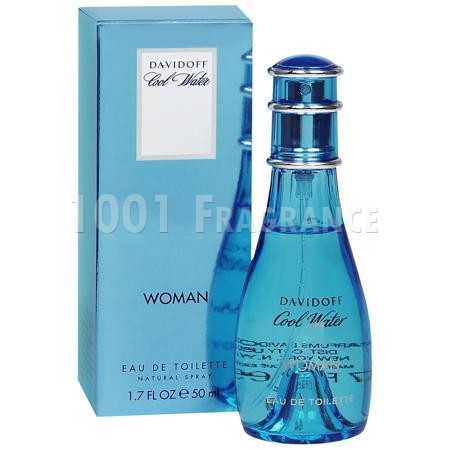 Cool Water Perfume for Women - Eau de Toilette Spray 1.7 oz