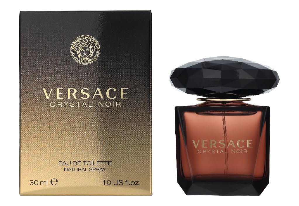 Versace Crystal Noir Perfume for Women - Eau de Toilette Spray 1.0 oz