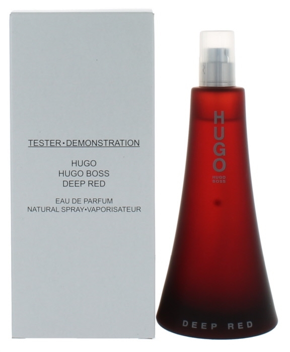 hugo Deep Red Perfume for Women - Eau de Parfum Spray TESTER 3.0 oz