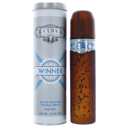 Cuba Winner Cologne for Men - Eau de Toilette Spray 3.3 oz