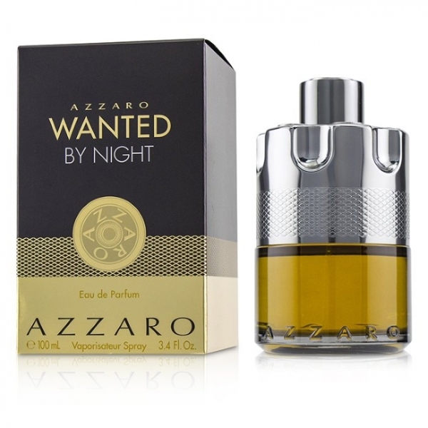 Azzaro Wanted Night Cologne for Men - Eau de Parfum Spray 3.4 oz