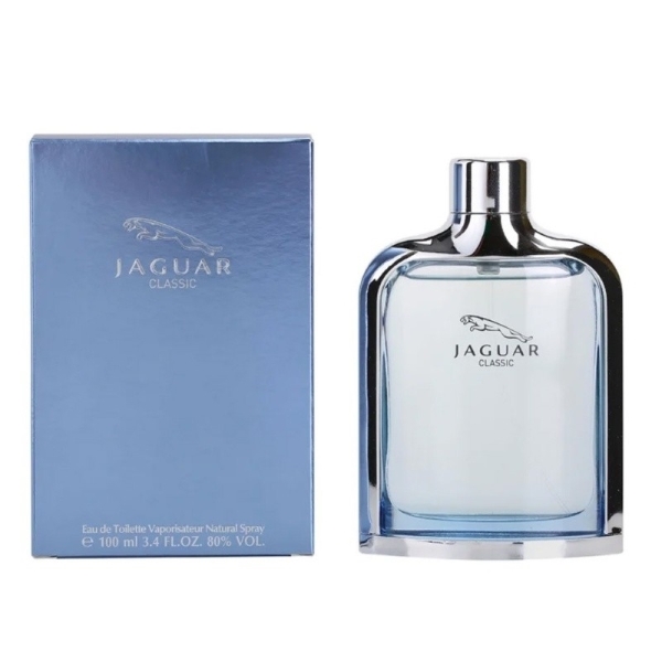 Jaguar Classic Blue Cologne for Men - Eau de Toilette Spray 3.4 oz