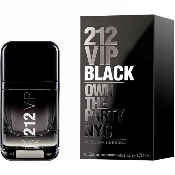 212 Vip Black Cologne for Men - Eau de Parfum Spray 1.7 oz
