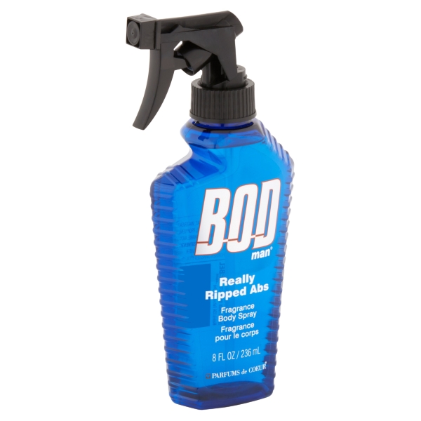 Bod Man Really Ripped Abs Cologne for Men - Body Spray 8.0 oz