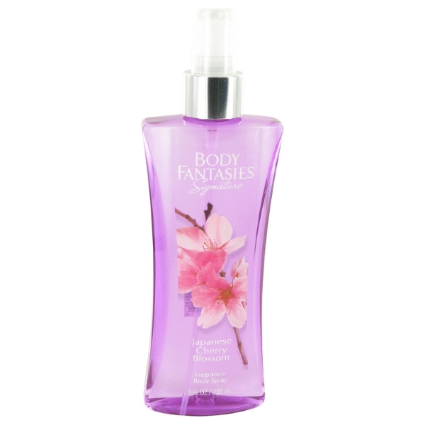 Body Fantasies Signature Japanese Cherry Blossom Perfume for Women - Body Spray 8.0 oz