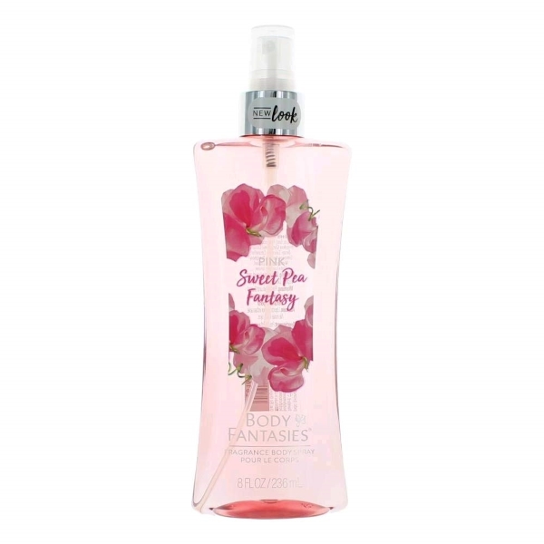 Body Fantasies Signature Pink Sweet Pea Perfume for Women - Body Spray 8.0 oz