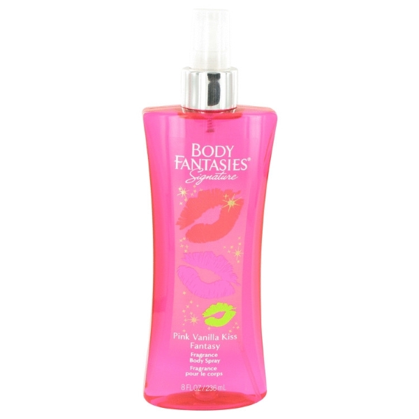 Body Fantasies Pink Vanilla Kiss Perfume for Women - Body Spray 8.0 oz