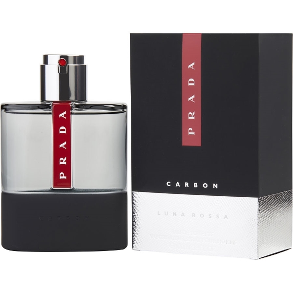 Prada Luna Rossa Carbon Cologne for Men - Eau de Toilette Spray 3.4 oz