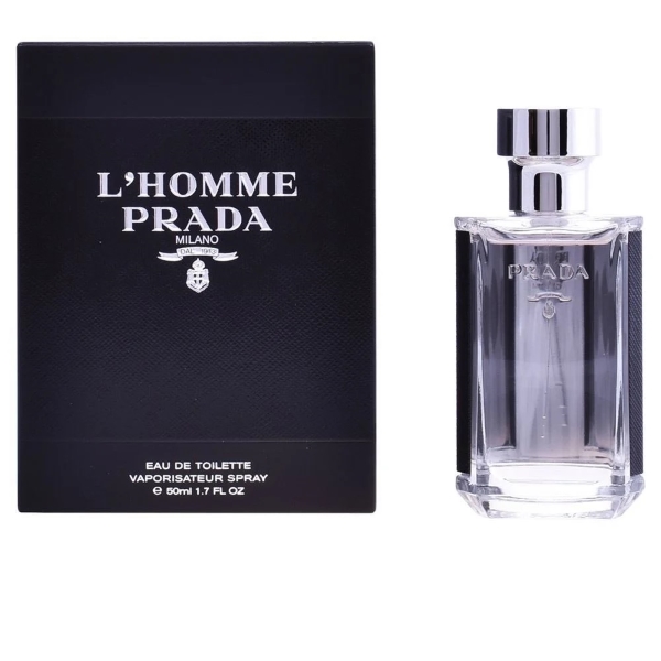 Prada LHomme Cologne for Men - Eau de Toilette Spray 1.7 oz