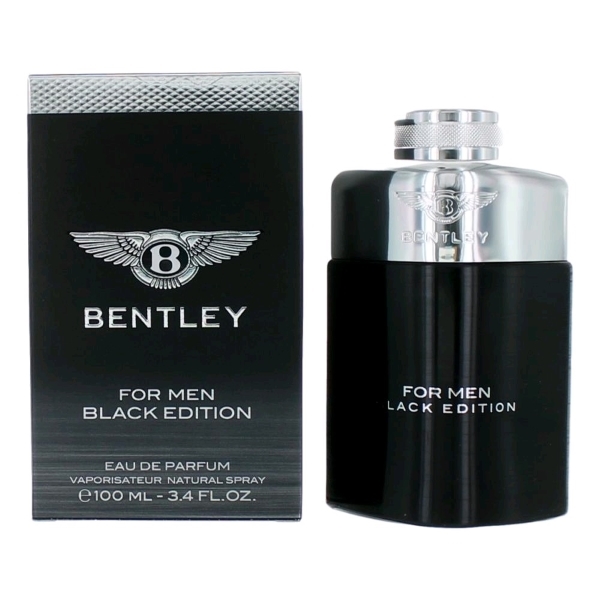 Bentley Black Edition Cologne for Men - Eau de Parfum Spray 3.4 oz