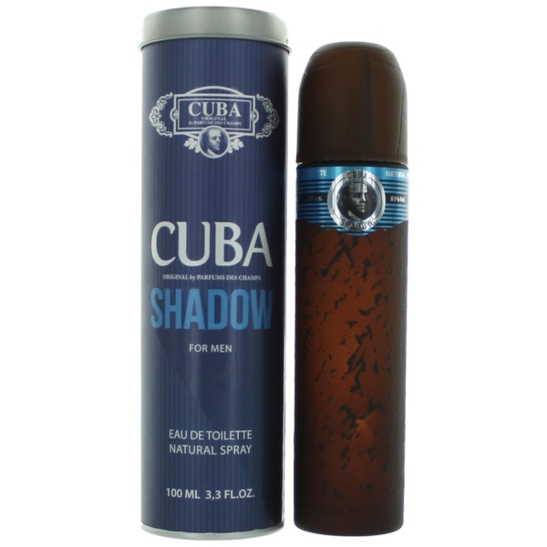 Cuba Shadow Cologne for Men - Eau de Toilette Spray 3.3 oz