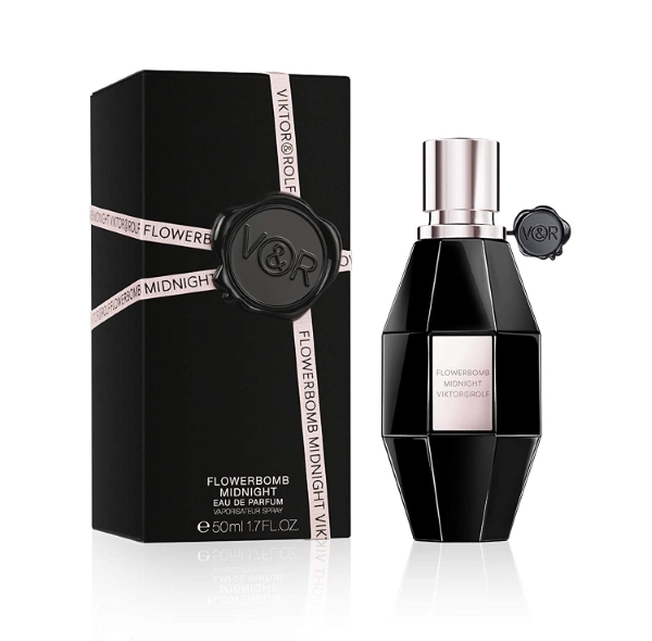 Flowerbomb Midnight Perfume for Women - Eau de Parfum Spray 1.7 oz