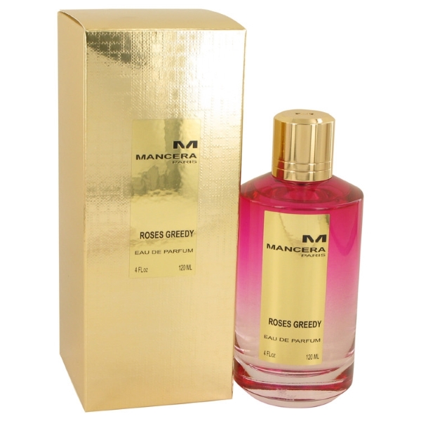 Mancera Roses Greedy Perfume for Unisex - Eau de Parfum Spray 4.0 oz