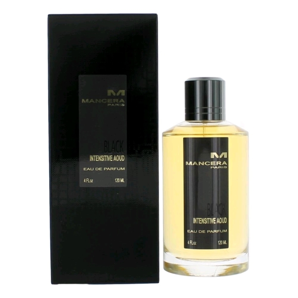 Mancera Black Intensitive Aoud Perfume for Unisex - Eau de Parfum Spray 4.0 oz