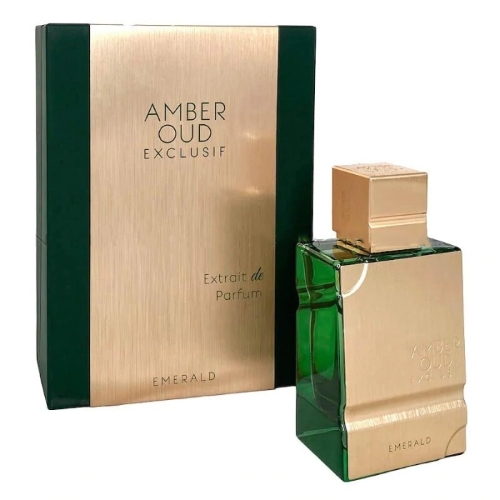 Al Haramain Amber Oud Exclusif Emerald Perfume for Unisex - Eau de Parfum Spray 2.0 oz