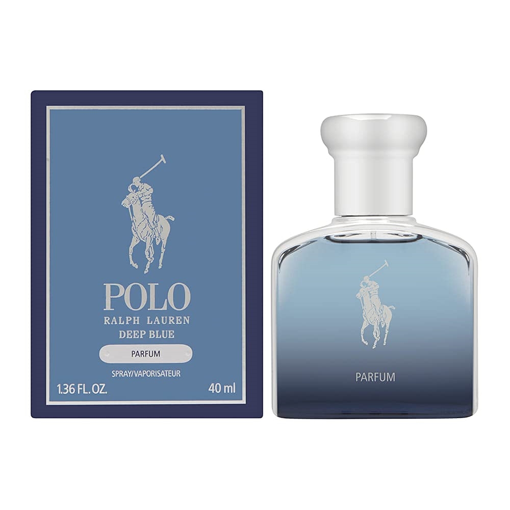 Polo Deep Blue Cologne for Men - Parfum Spray 1.3 oz