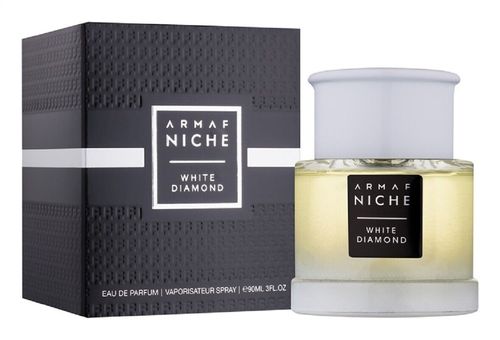 Armaf Niche White Diamond Cologne for Men - Eau de Parfum Spray 3.0 oz