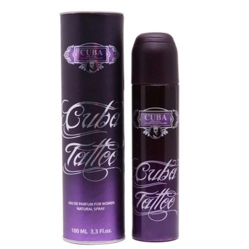 Cuba Tattoo Perfume for Women - Eau de Parfum Spray 3.3 oz