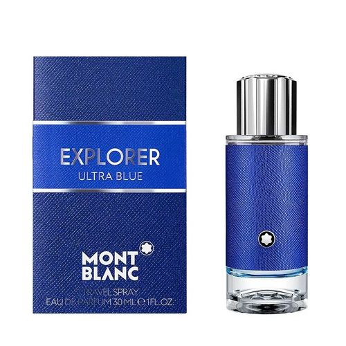 Mont Blanc Explorer Ultra Blue Cologne for Men - Eau de Parfum Spray 1.0 oz