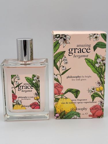 Philosophy Amazing Grace Bergamot Perfume for Women - Eau de Toilette Spray 4.0 oz