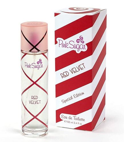 Pink Sugar Red Velvet Perfume for Women - Eau de Toilette Spray Special Edition 3.4 oz