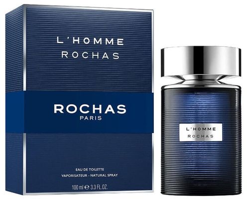 Rochas LHomme Rochas Cologne for Men - Eau de Toilette Spray 3.3 oz