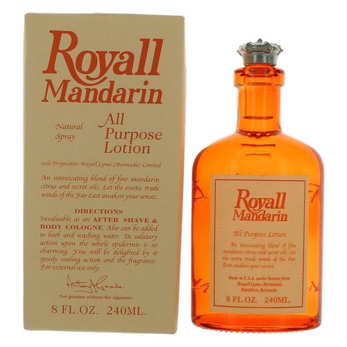 Royall Mandarin Orange Cologne for Men - All Purpose Lotion 8.0 oz