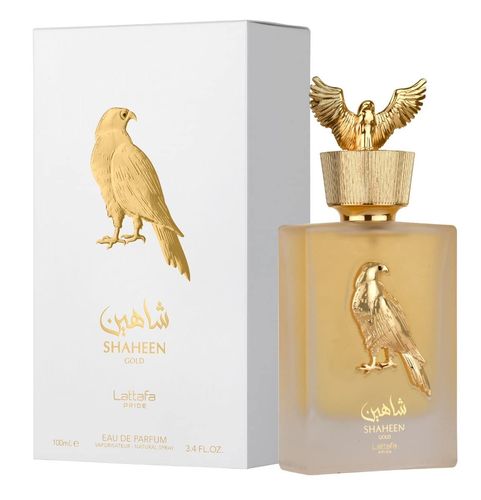 Lattafa Shaheen Gold Perfume for Women - Eau de Parfum Spray 3.4 oz