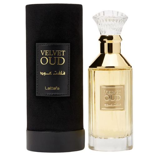 Lattafa Velvet Oud Cologne for Men - Eau de Parfum Spray 3.4 oz