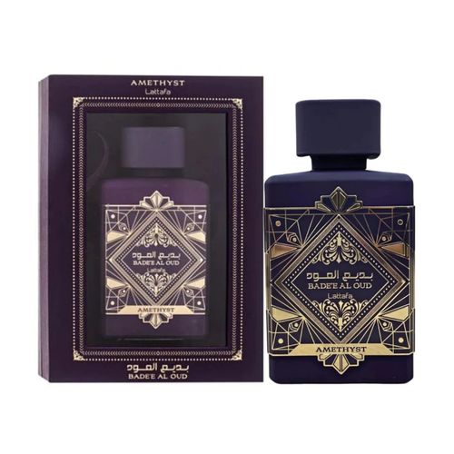 Lattafa Badee al Oud Amethyst Perfume for Unisex - Eau de Parfum Spray 3.4 oz