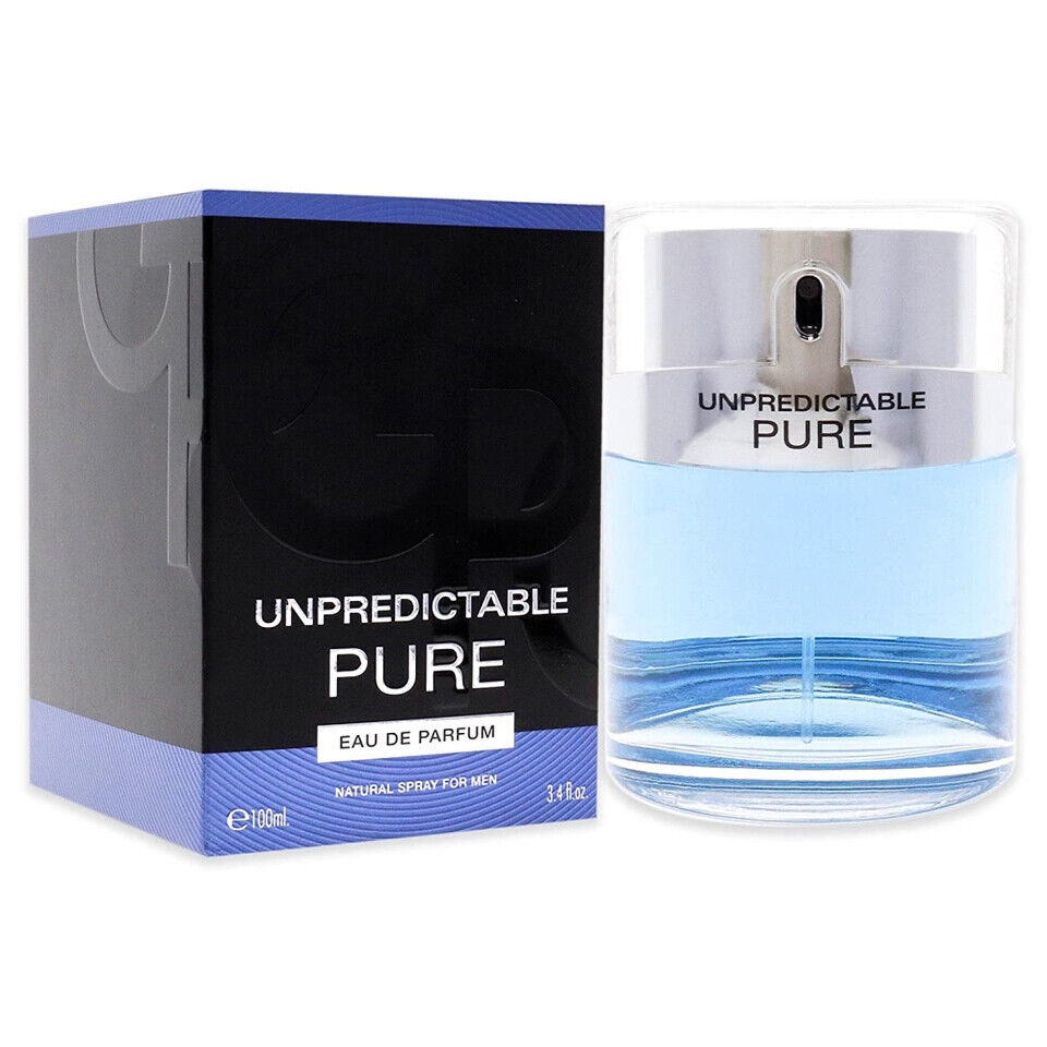 Unpredictable Pure Cologne for Men - Eau de Parfum Spray 3.4 oz